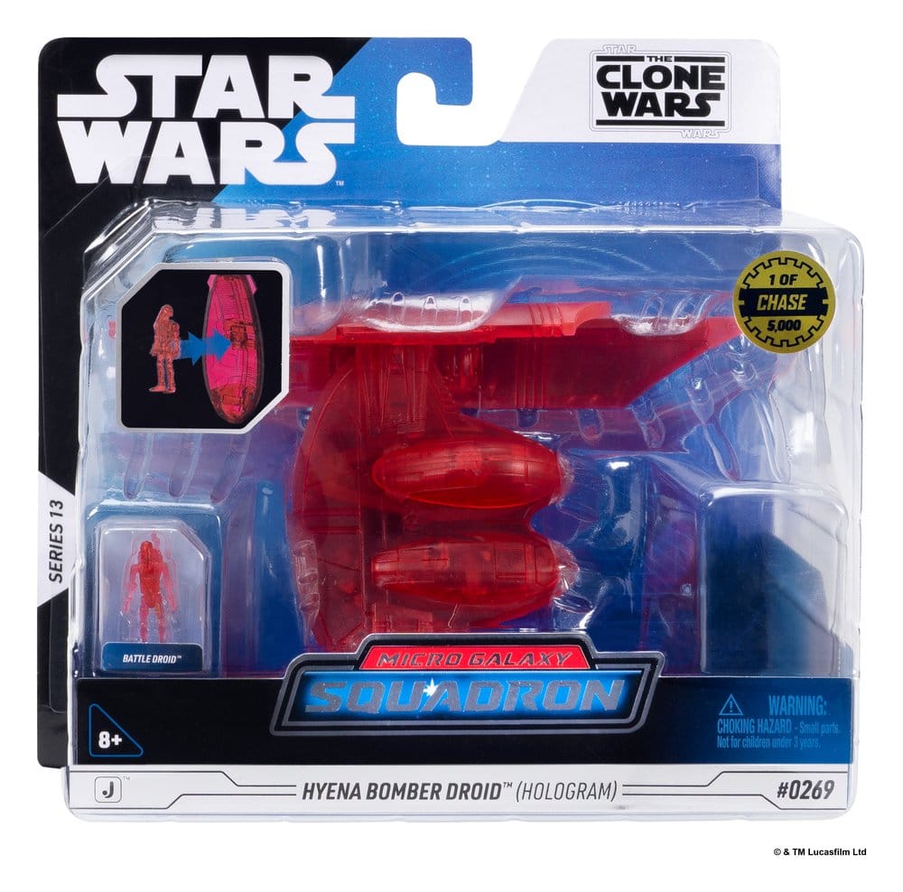 Star Wars Medium Vehicle & Figure set Hyena Vulture Bomber (Red Hologram) & Battle Droid (Chase) DS Modellismo Star Wars Medium Vehicle & Hyena Vulture - vista 6