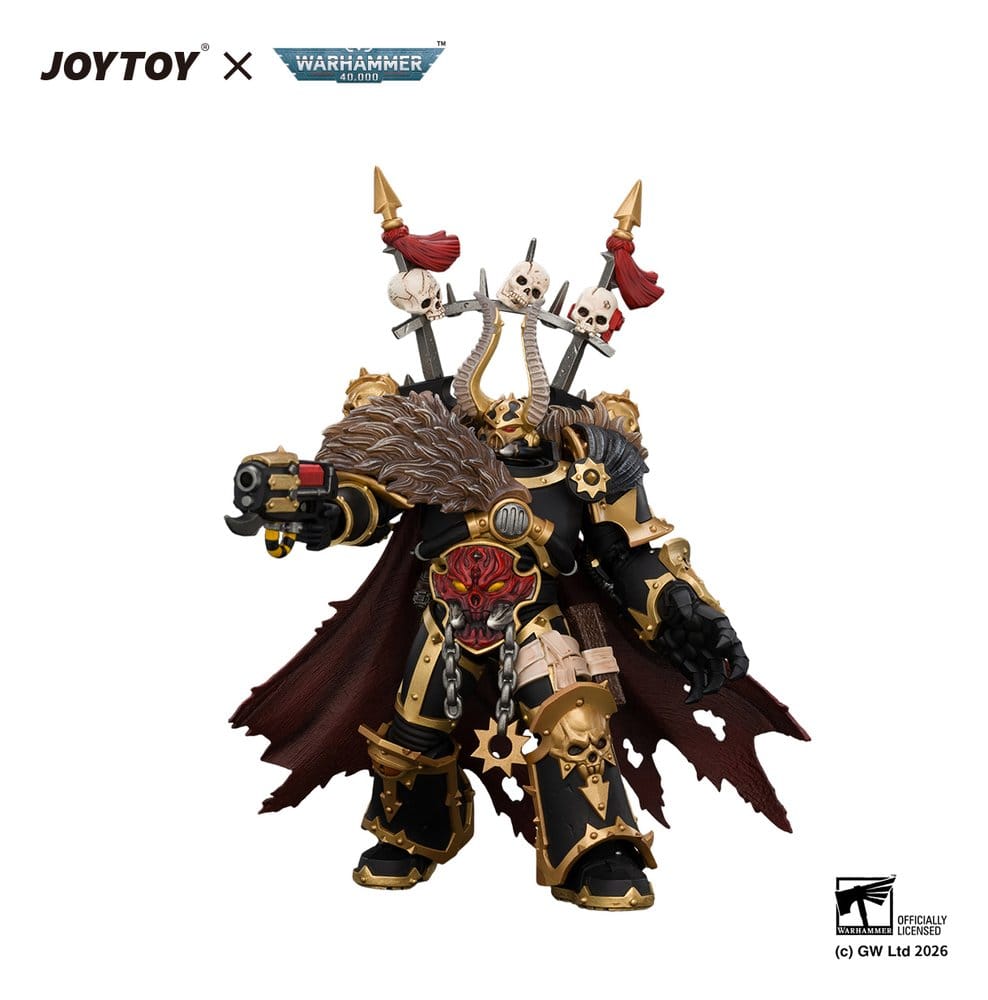 Warhammer Action Figure Black Legion Chaos Lord (13 cm) DS Modellismo Warhammer Action Black Legion Chaos Lord - vista 3
