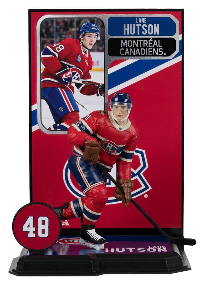NHL McFarlane SportsPicks Action Figure Lane Hutson (Montreal Canadiens Heritage Classic) 18 cm DS Modellismo Nhl McFarlane SportsPicks Action Lane Hutson - vista 4