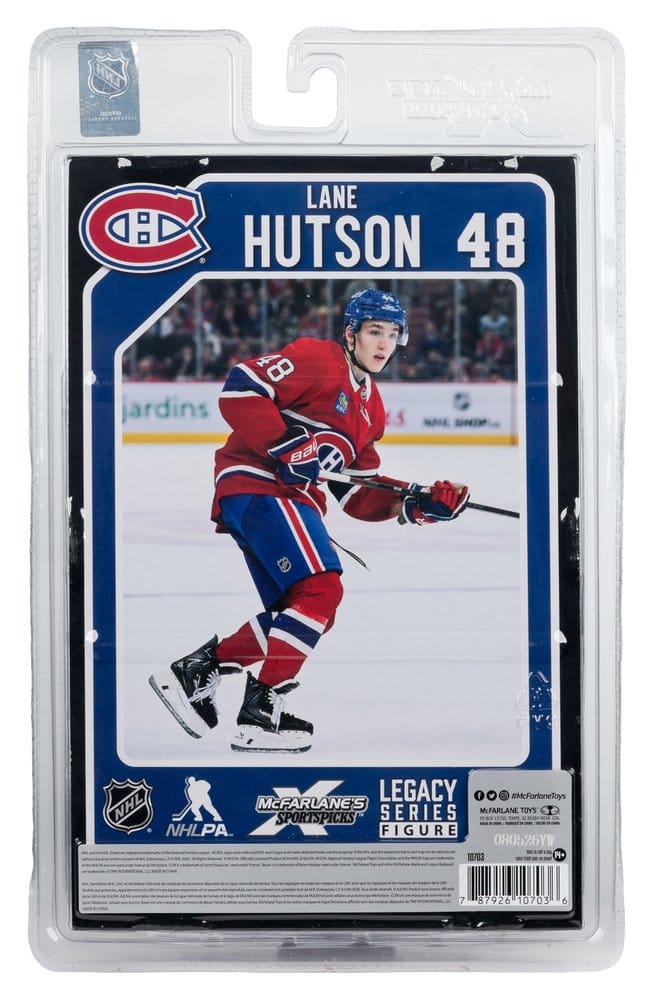 NHL McFarlane SportsPicks Action Figure Lane Hutson (Montreal Canadiens Heritage Classic) 18 cm DS Modellismo Nhl McFarlane SportsPicks Action Lane Hutson - vista 2