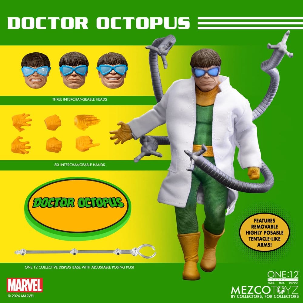 Marvel Comics One:12 Collective Action Figure 1/12 Doctor Octopus 16 cm DS Modellismo Marvel Comics One:12 Collective Action - vista 3