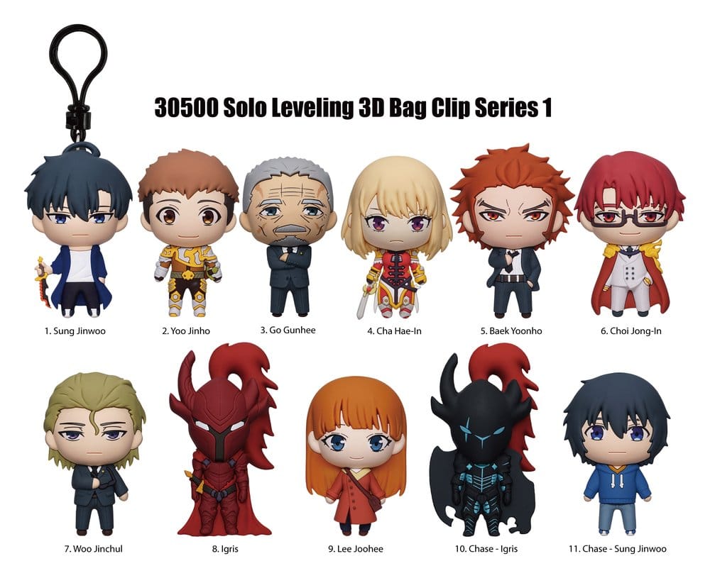 Clip ferma sacchetti Solo Leveling 3D PVC Series 1 Blind Bag Display (24) DS Modellismo Clip ferma sacchetti Solo Leveling 3D 1 - vista 2