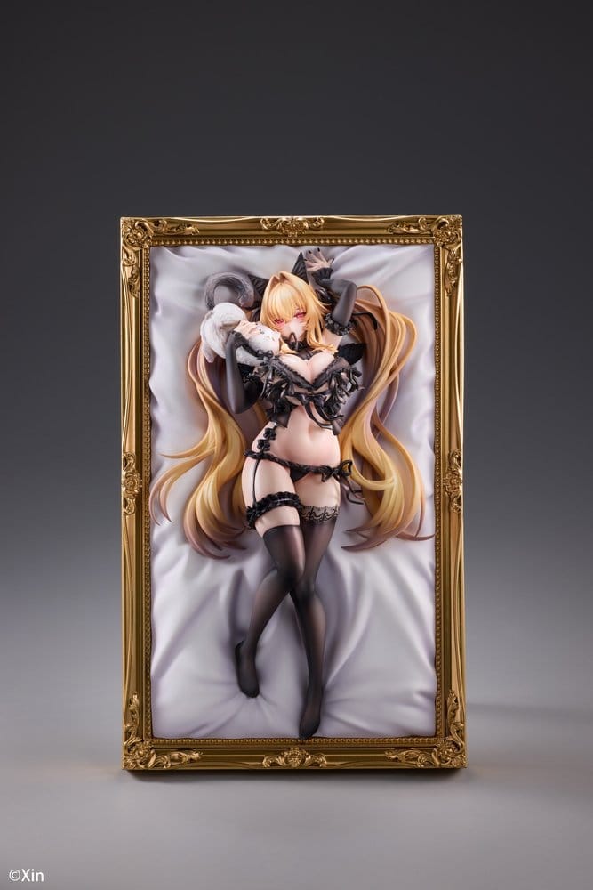 Original Character PVC Figure 1/7 Stella Black Cat Ver. Illustrated by Xin 27 cm DS Modellismo Original Character Stella Black Cat