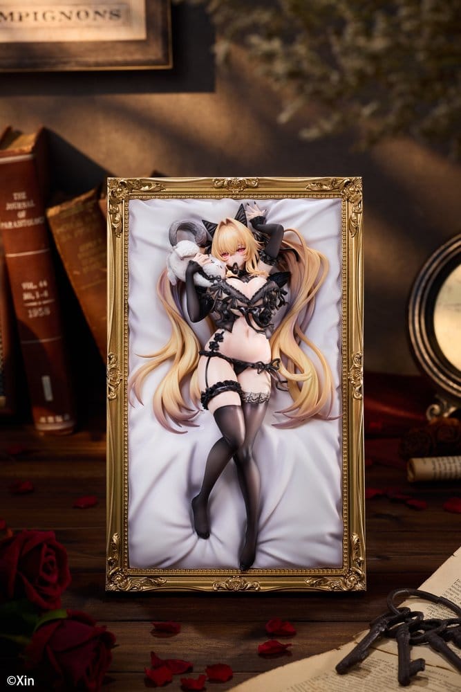 Original Character PVC Figure 1/7 Stella Black Cat Ver. Illustrated by Xin 27 cm DS Modellismo Original Character Stella Black Cat - vista 4