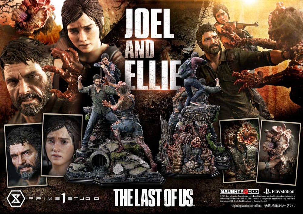 Statua The Last of Us Part I Ultimate Premium Masterline Series Joel & Ellie Deluxe Version (The Last of Us Part I) 73 cm DS Modellismo Statua Last Us Part I Ultimate Premium - vista 2