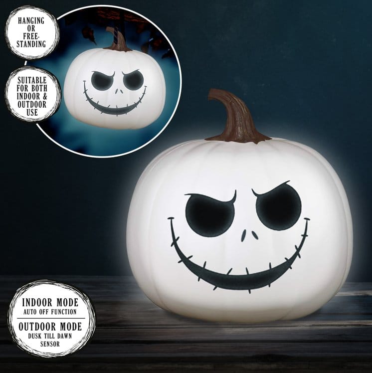 Nightmare Before Christmas Light Jack Skellington Pumpkin Lantern 20 cm DS Modellismo Nightmare Before Christmas Light Jack Skellington Pumpkin Lantern 20 cm - immagine 2