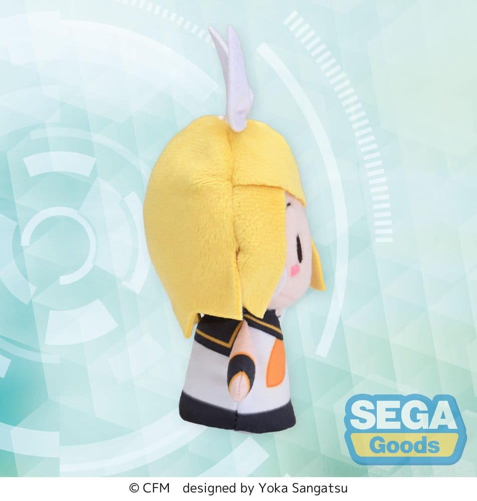 Peluche Kagamine Rin & Len Fuwa Petit Kagamine Rin Finger Mascot 10 cm DS Modellismo Peluche Kagamine Rin & Len Fuwa Petit - vista 3