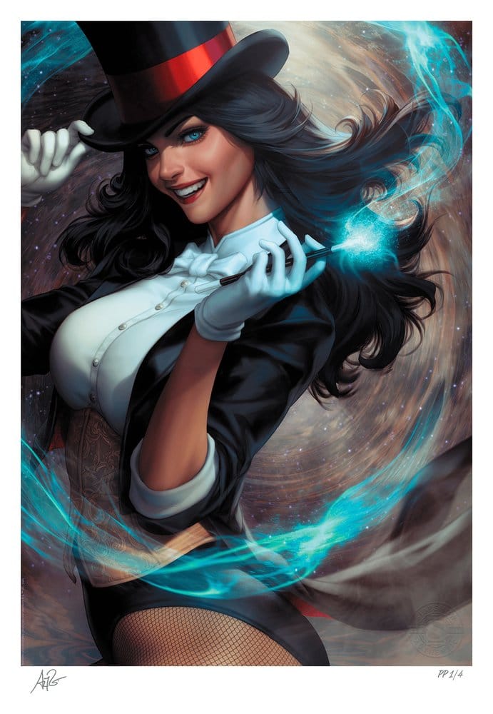Stampa artistica DC Comics Fine Zatanna: Bring Down the House 46 x 61 cm - unframed DS Modellismo Stampa artistica Dc Comics Fine Zatanna: