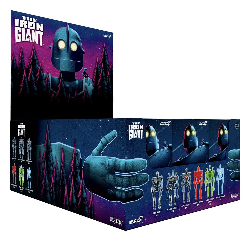 The Iron Giant Action Figures Wave 01 Blind Box Display (12) - Damaged packaging DS Modellismo Iron Giant Action Wave 01 Blind Box Display