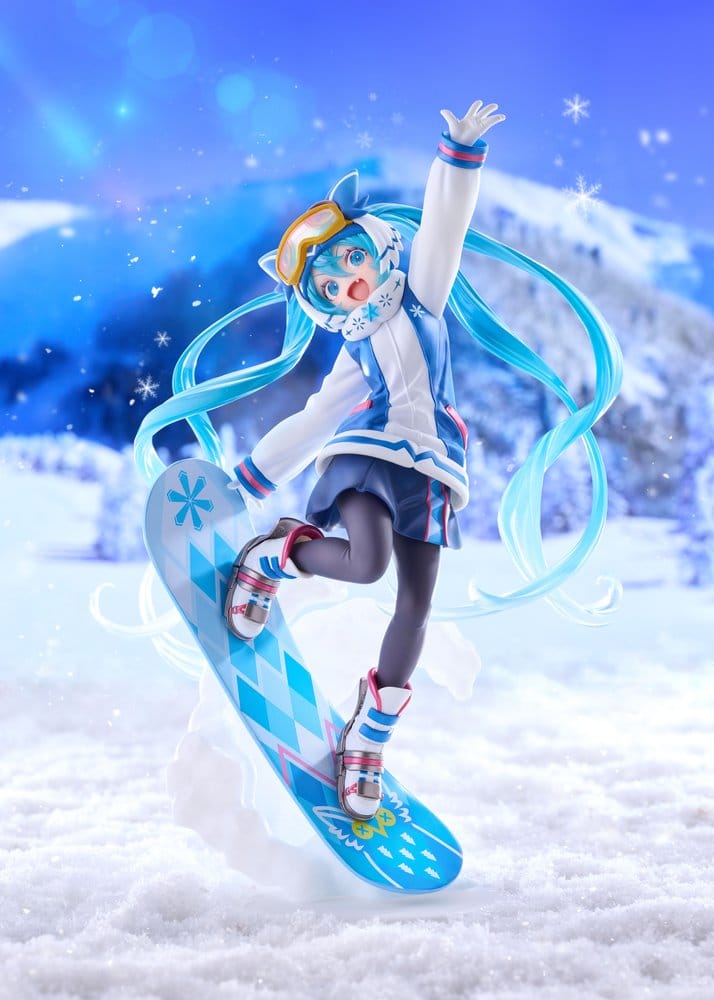 Hatsune Miku Amp+ PVC Figure Snow Miku All Stars 2016 Ver. 23 cm DS Modellismo Hatsune Miku Amp+ Snow Miku All Stars 2016 - vista 2