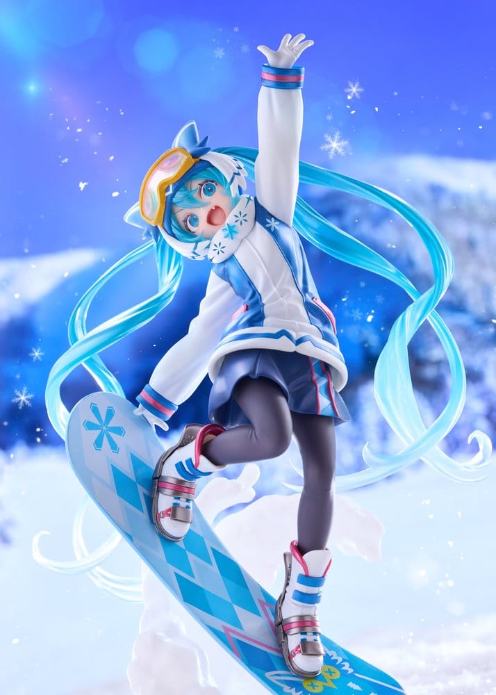 Hatsune Miku Amp+ PVC Figure Snow Miku All Stars 2016 Ver. 23 cm DS Modellismo Hatsune Miku Amp+ Snow Miku All Stars 2016 - vista 6