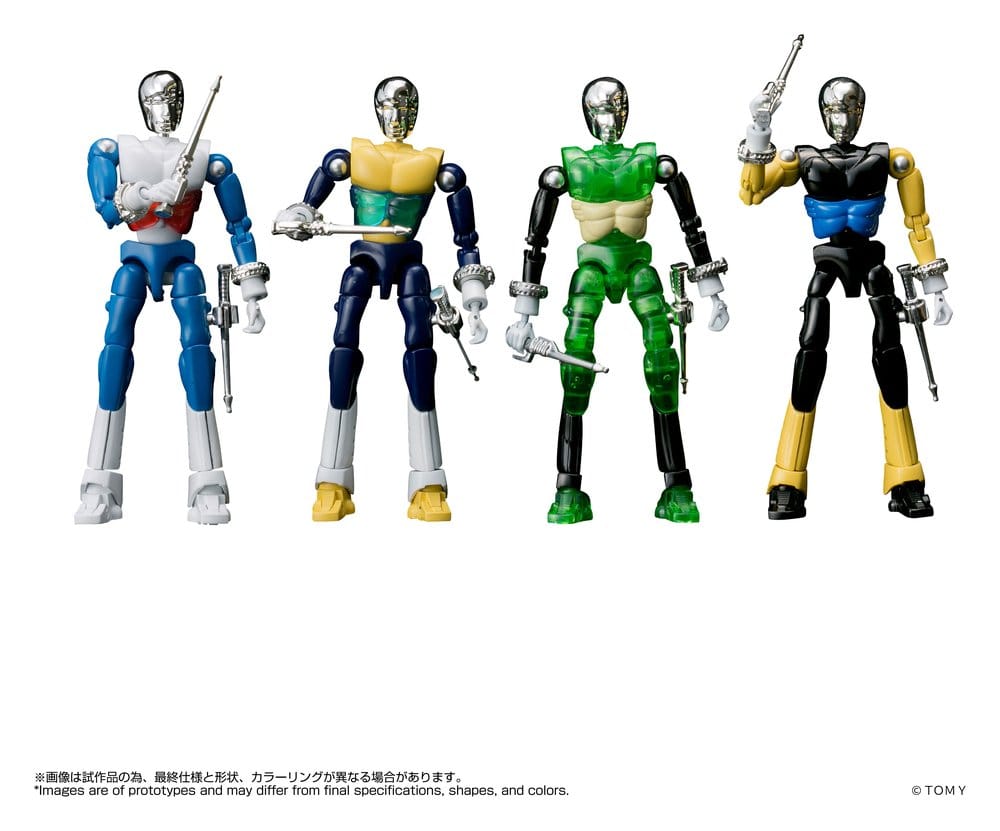 Microman Legacysoul Action Figures 4Pack Spym M14X Set DS Modellismo Microman Legacysoul Action 4Pack Spym M14X